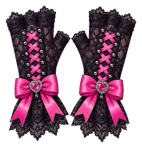 Preview for Lace Fingerless Gloves Sticker