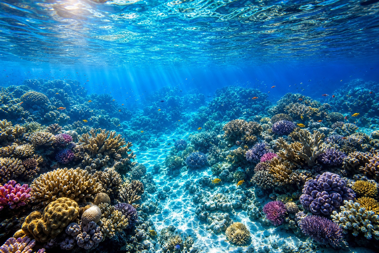 Preview for Tropical Reef Water Background