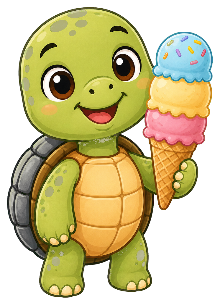 Preview for Turtle Ice Cream Sticker