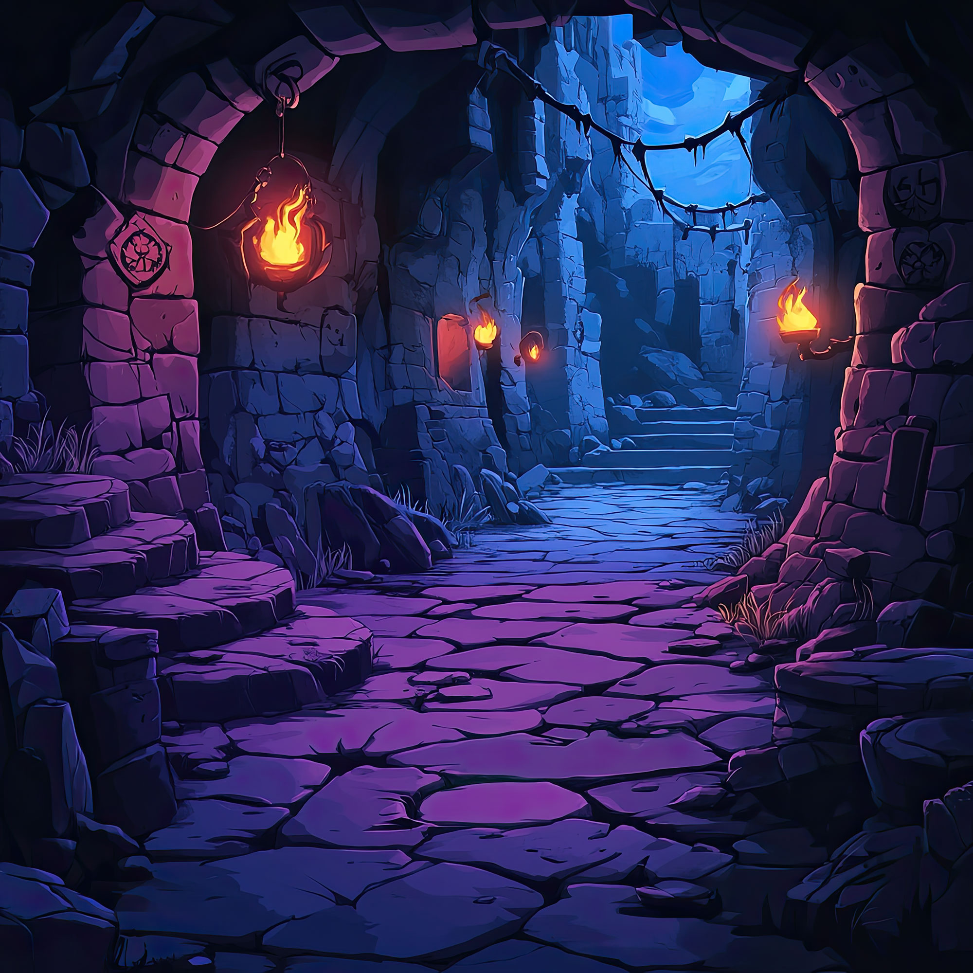 Preview for Dungeon-entrance-adventure-spooky-backdrop-background-86918