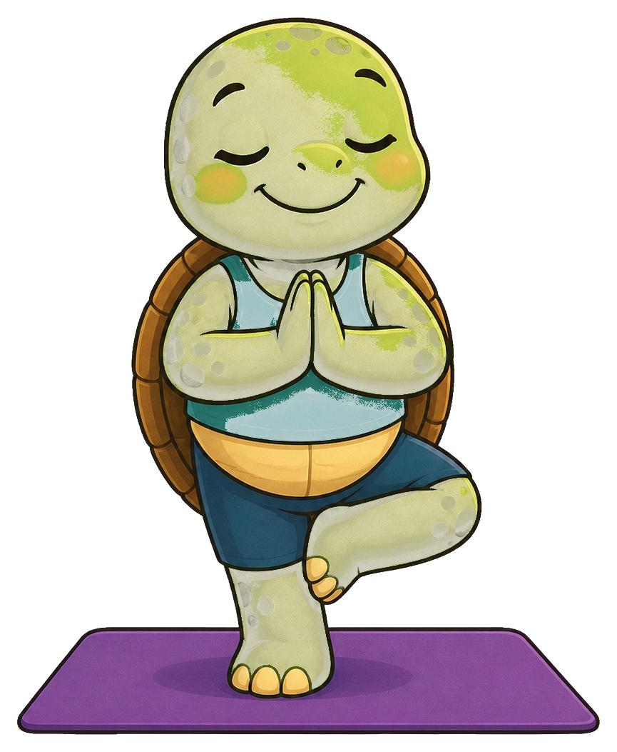 Preview for Turtle Yoga Sticker