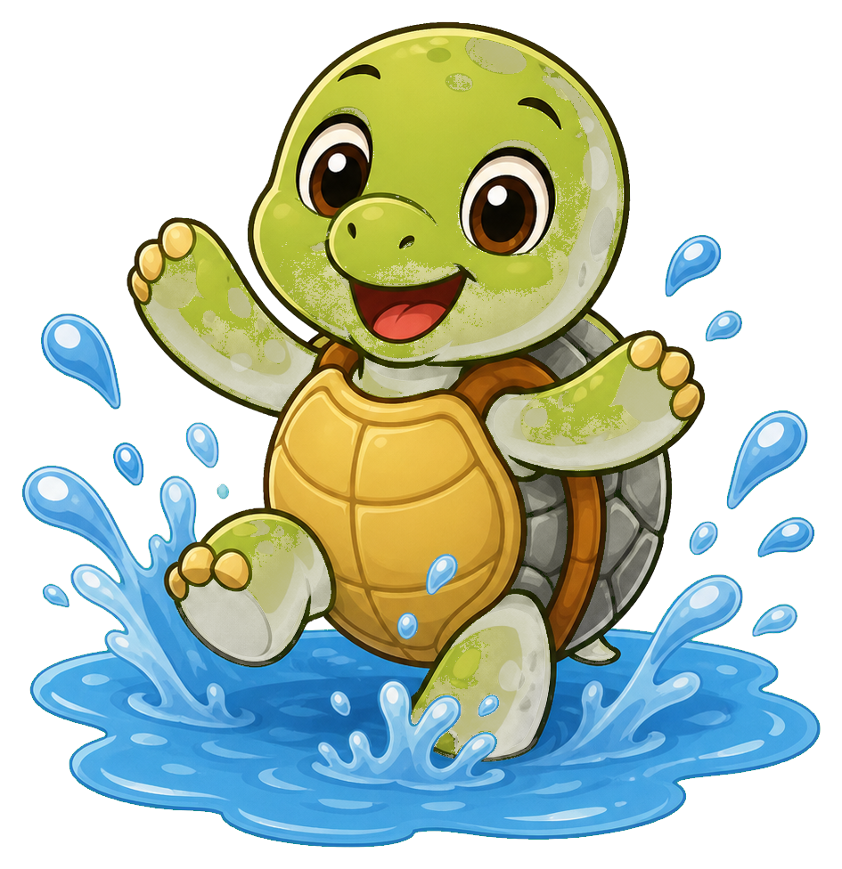 Preview for Turtle Puddle Sticker