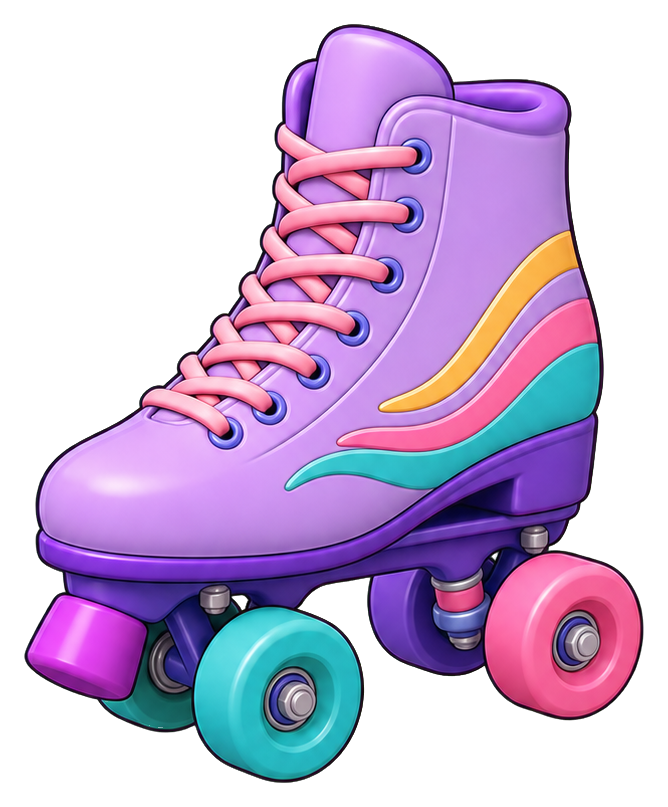 Preview for Roller Skate Sticker Graphic