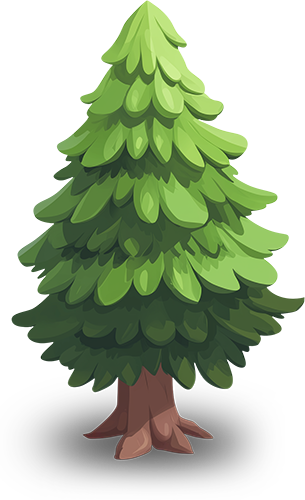 Preview for Evergreen-tree-illustration-flora-sticker-62c34