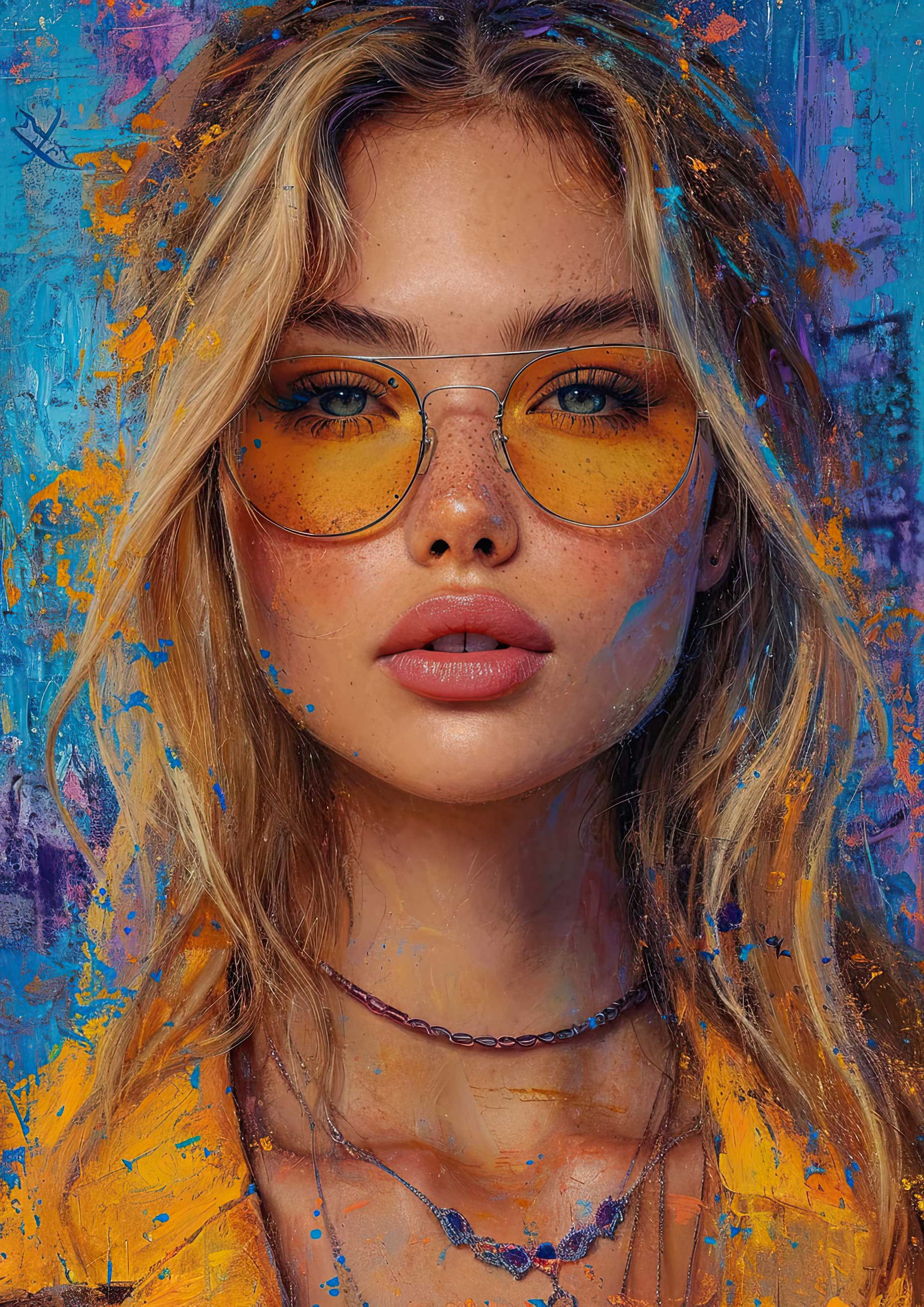 Preview for Vibrant-artistic-portrait-yellow-glasses-celebrities-background-03728
