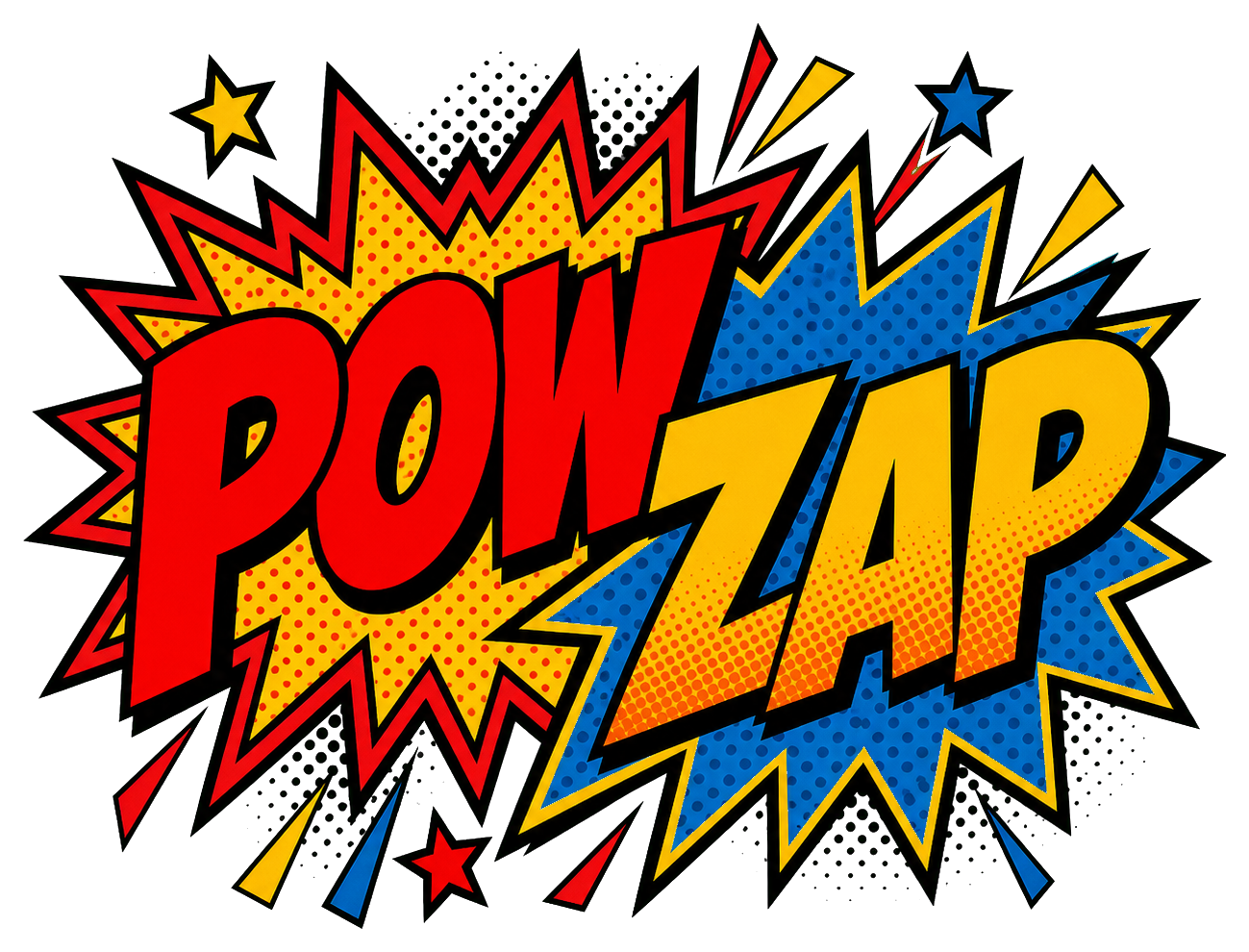 Preview for Pow Zap Comic Sticker Graphic