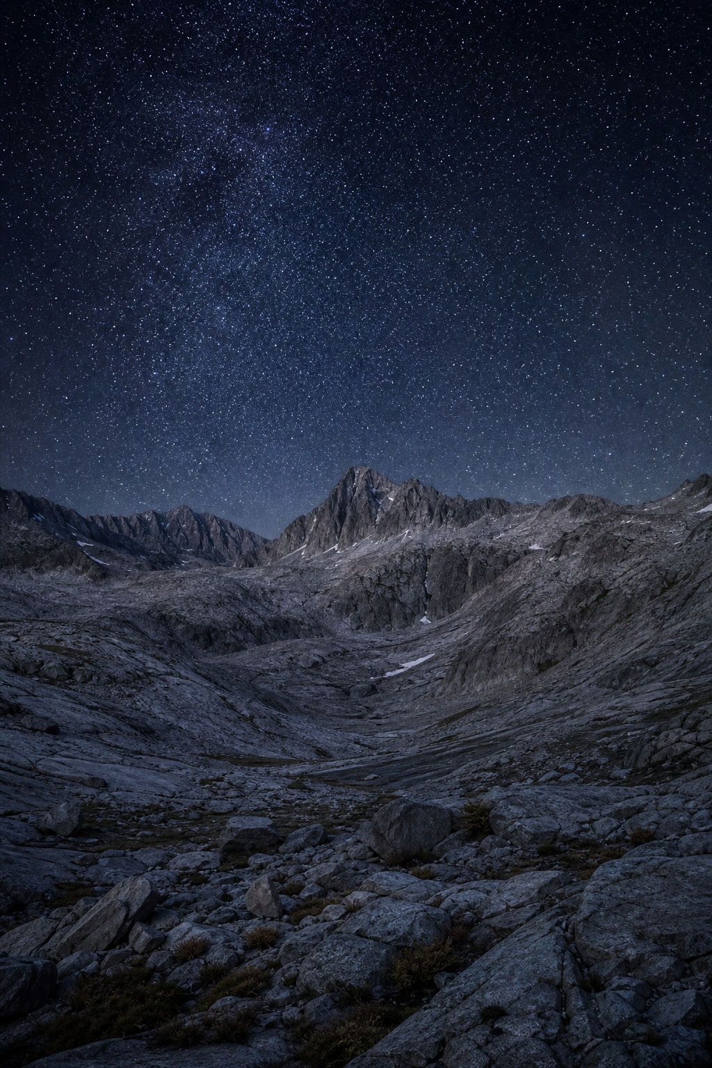 Preview for Starry Mountain Landscape Background