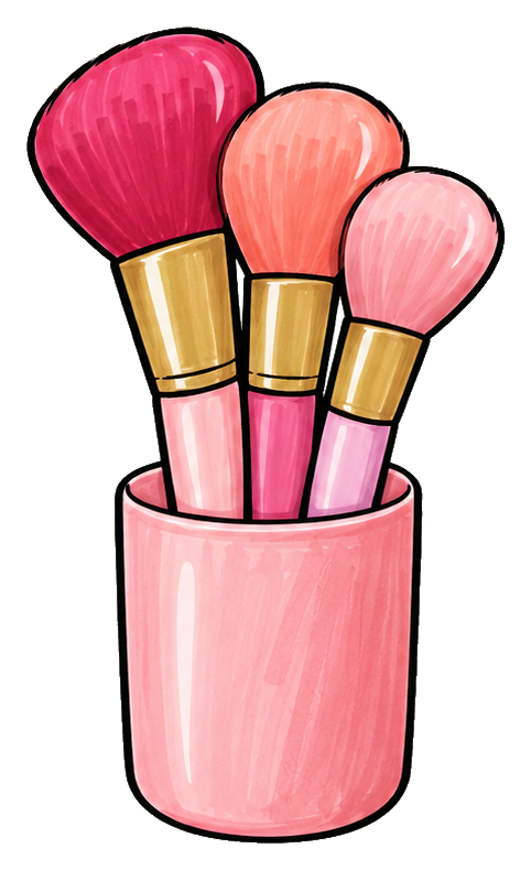 Preview for Glam Makeup Brush Cup