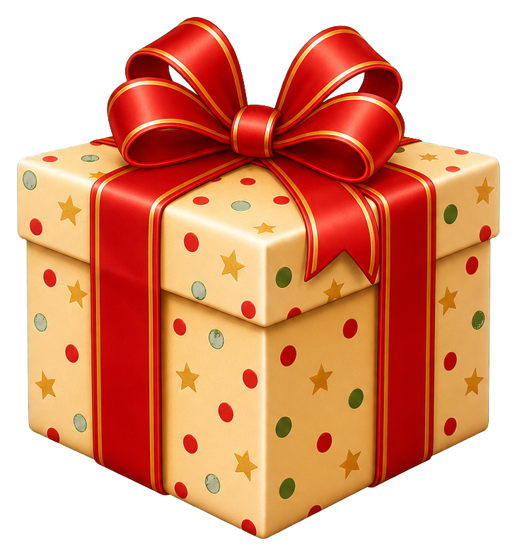 Preview for Wrapped Gift Christmas Sticker