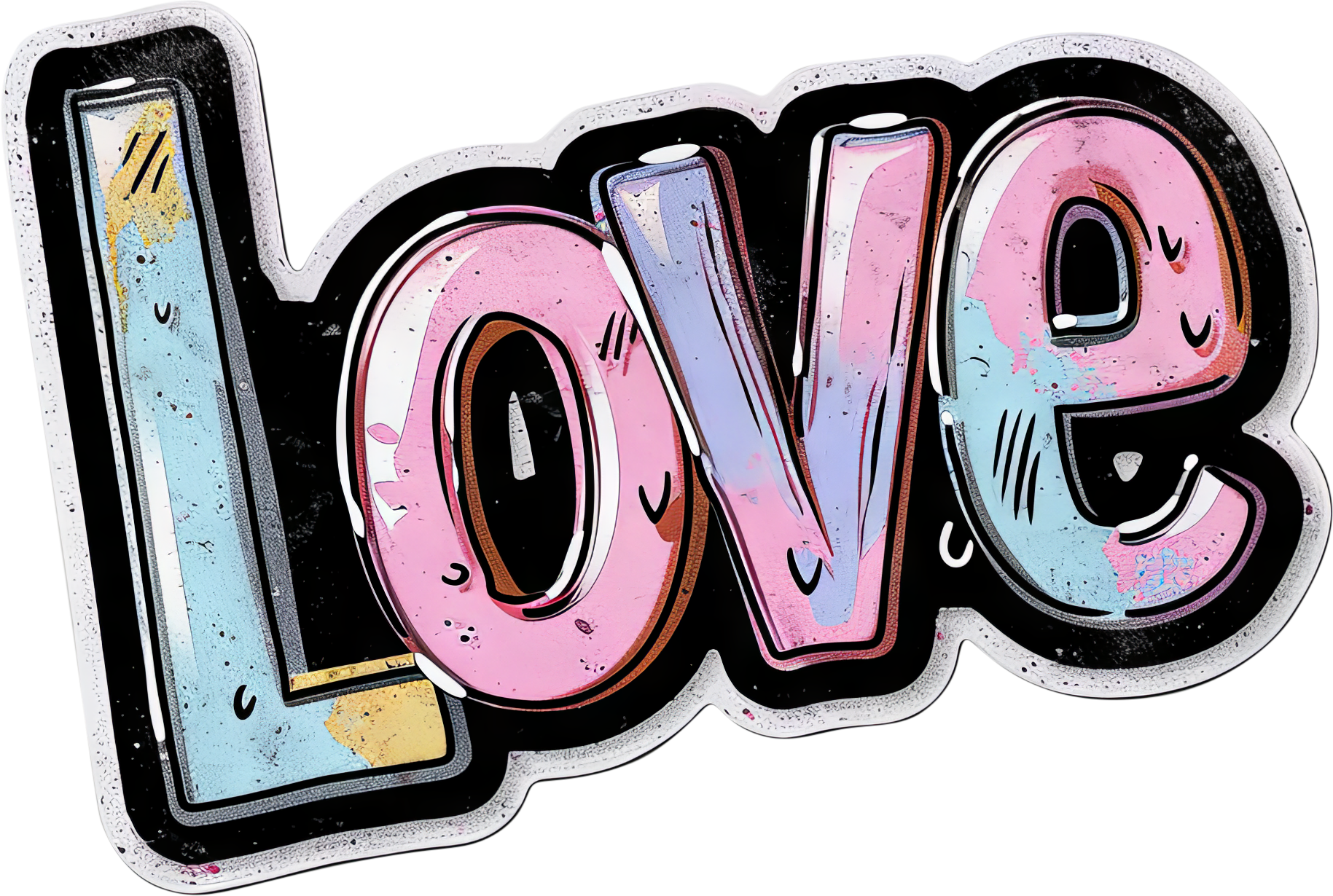 Preview for Love-typography-art-love-design-sticker-c8e7d