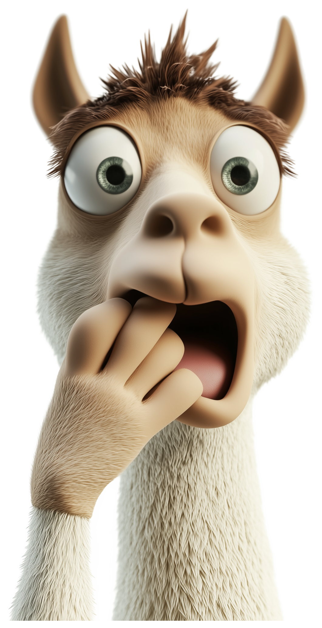 Preview for Llama Emoji Sticker Graphic