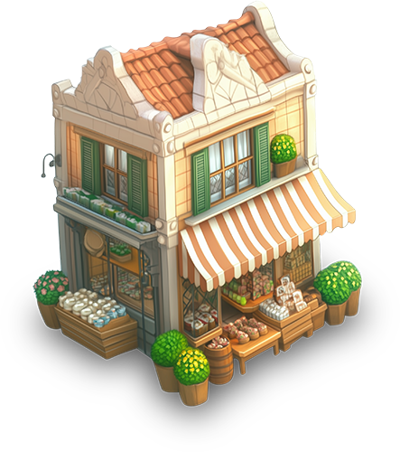 Preview for Isometric-bakery-shop-illustration-building-sticker-9f079