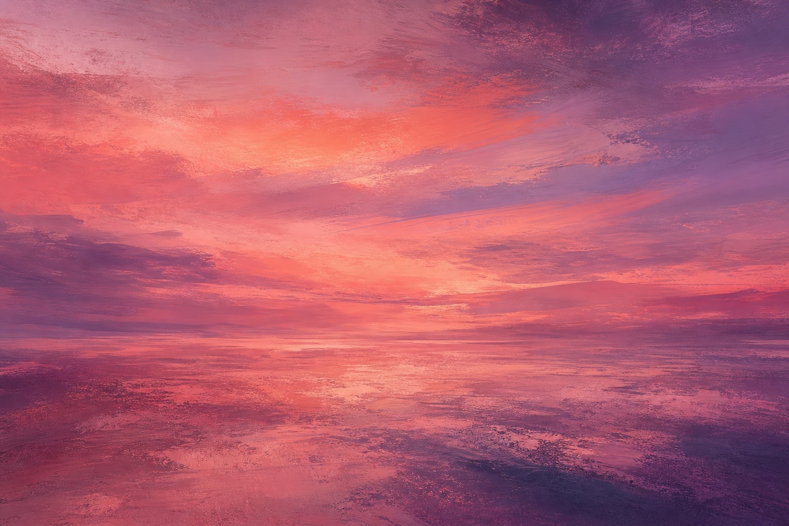 Preview for Plum Coral Brushed Pigment Horizon Background
