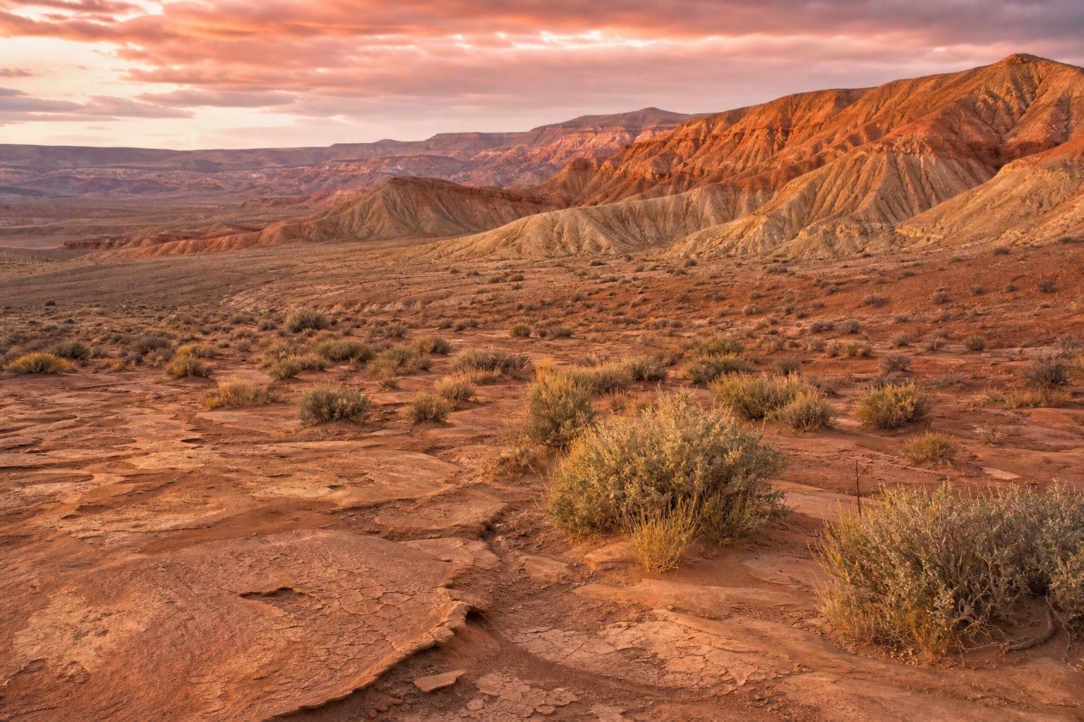 Preview for Desert Clay Landscape Background