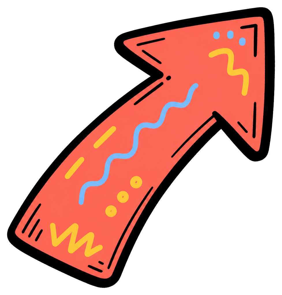 Preview for Hand Drawn Arrow Sticker Graphic