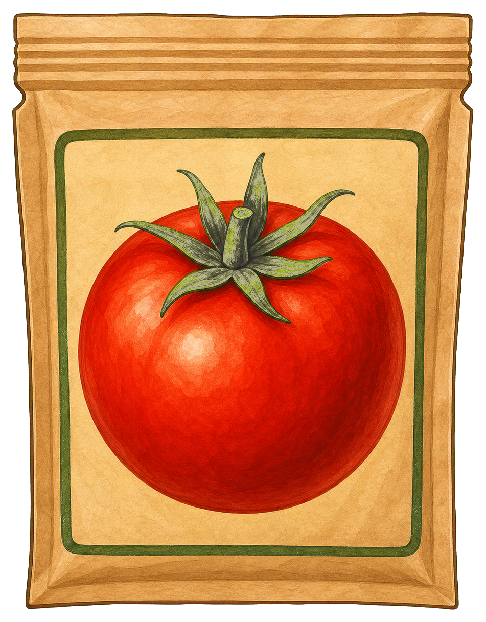 Preview for Tomato Seed Packet Sticker