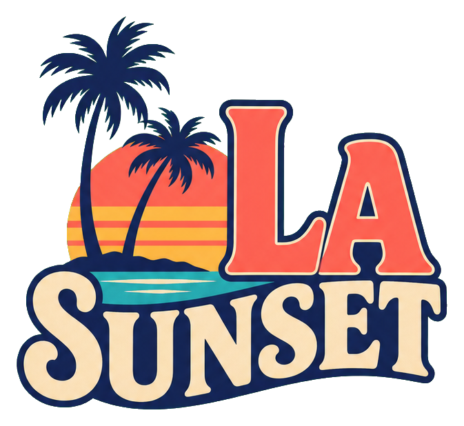 Preview for La Sunset Palm Sticker