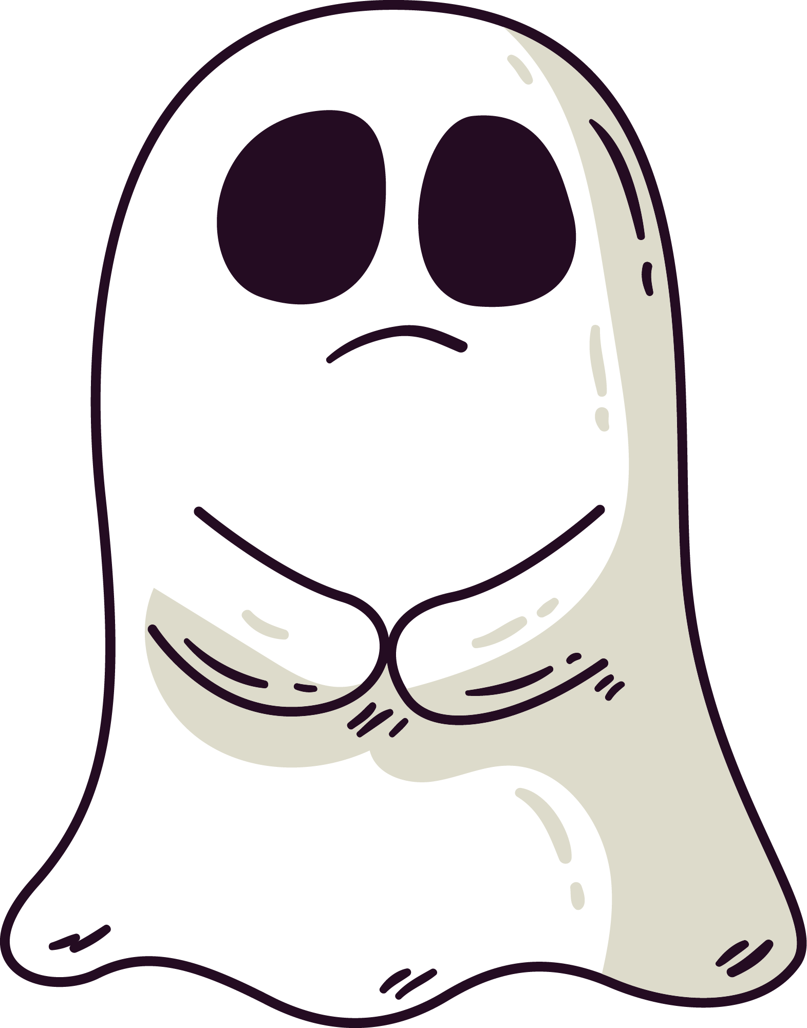 Preview for Cute-cartoon-ghost-illustration-ghosts-sticker-0c45c