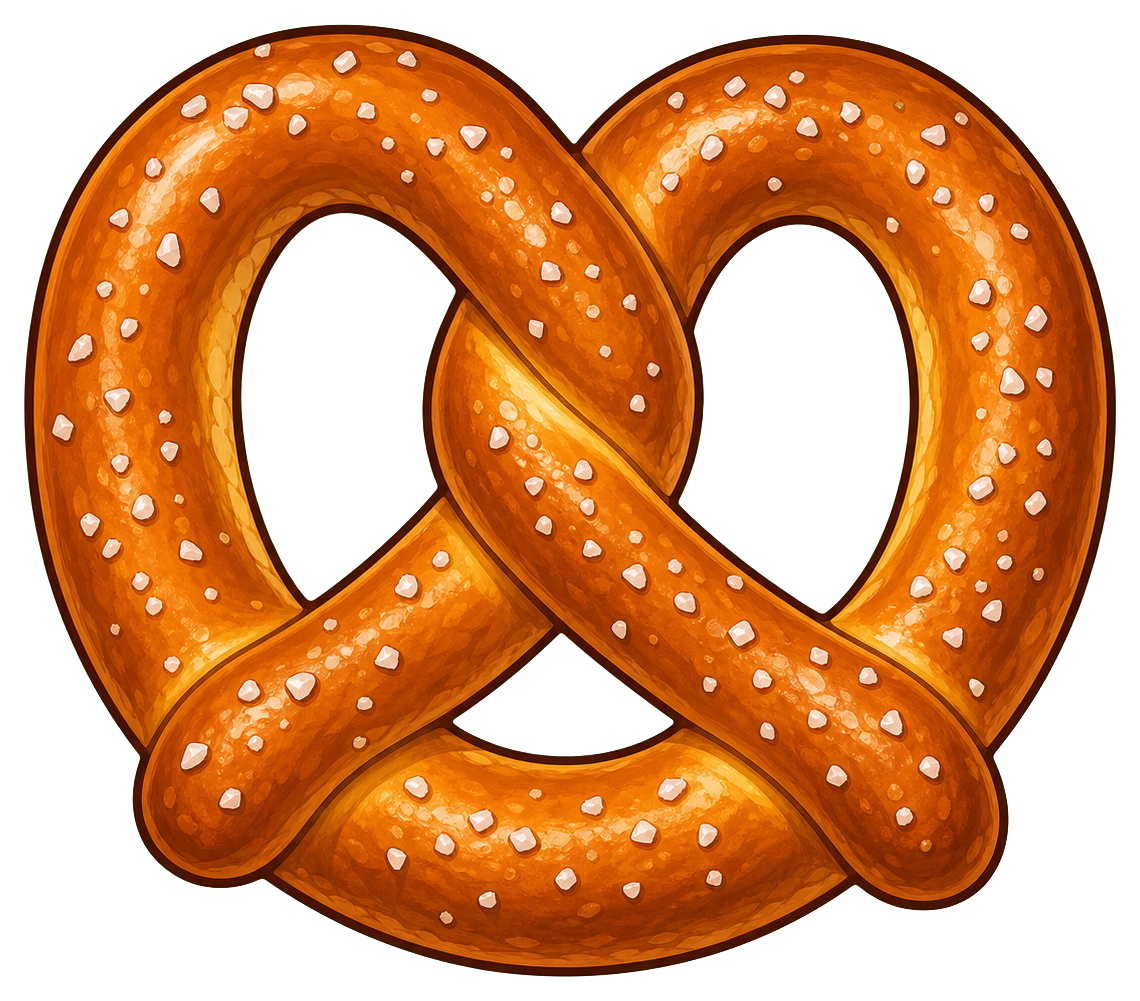 Preview for Pretzel Sticker For Food Designs