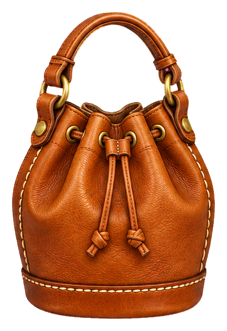 Preview for Stitched Leather Bags Bucket Bag