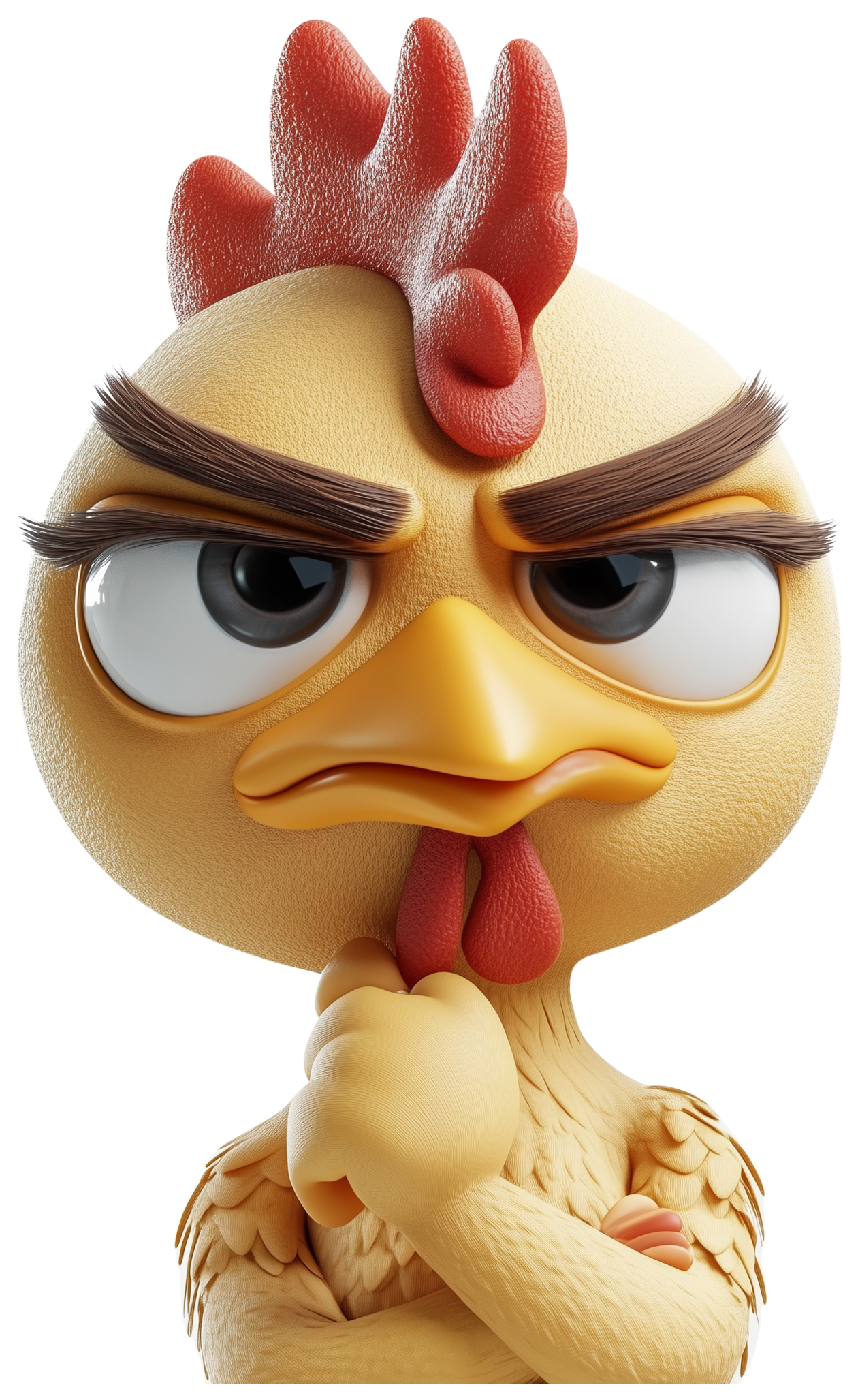 Preview for Chicken Emoji Sticker For Photos And Designs