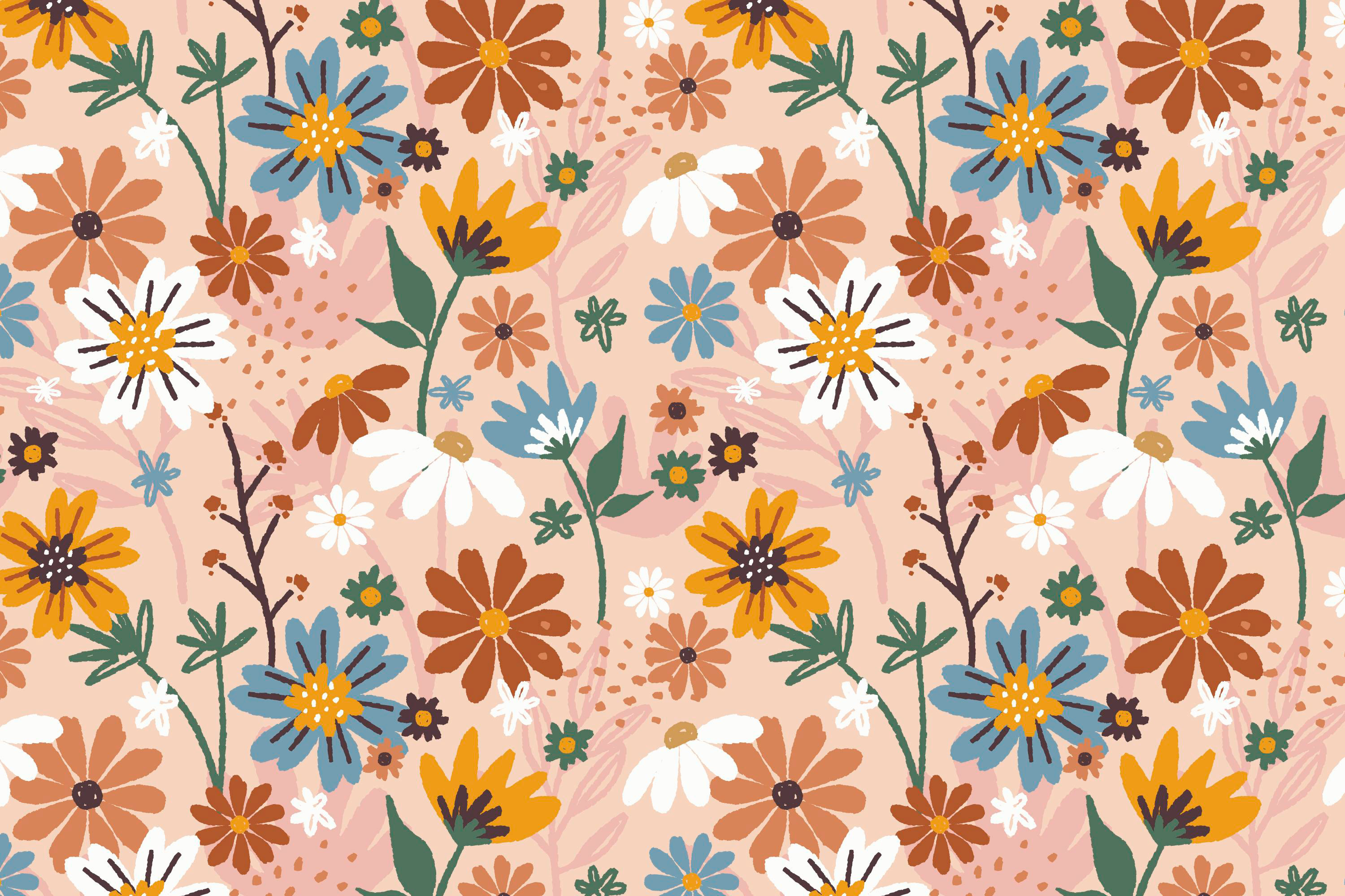 Preview for Floral-pattern-design-spring-background-eb7b7