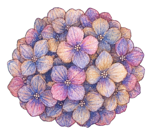 Preview for Pastel Hydrangea Sticker