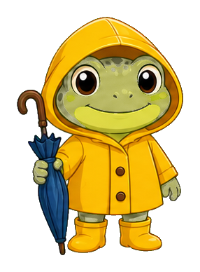 Preview for Rainy Day Frog Sticker