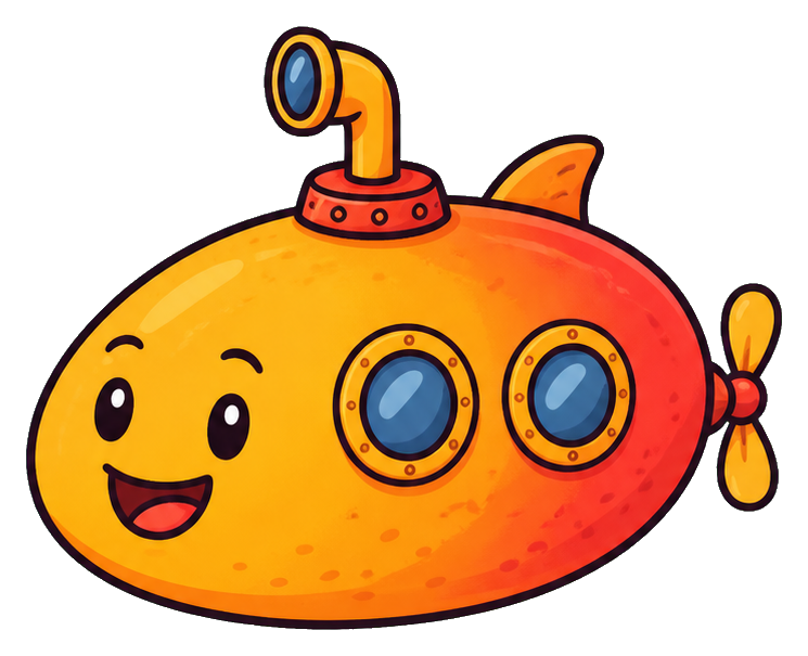 Preview for Mango Submarine Sticker For Fun Designs
