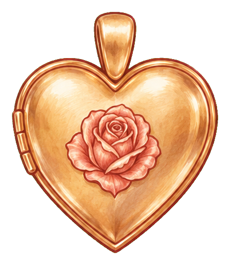 Preview for Coquette Gold Heart Locket