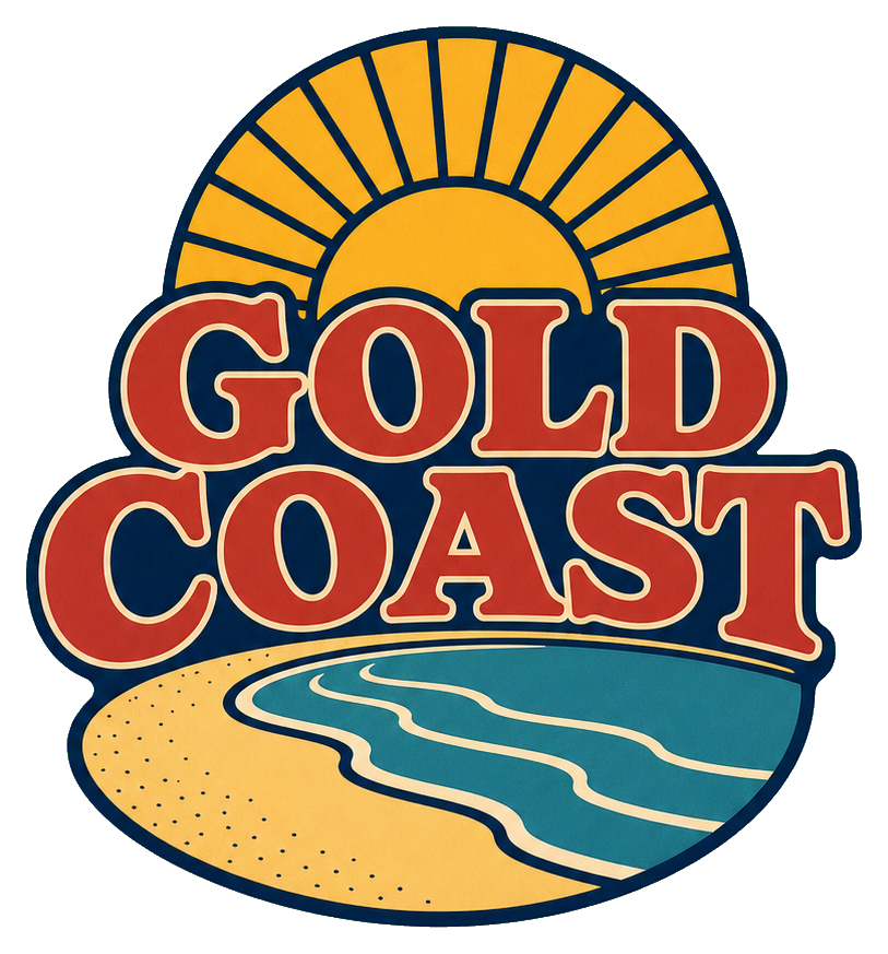 Preview for Gold Coast Retro Sticker Graphic