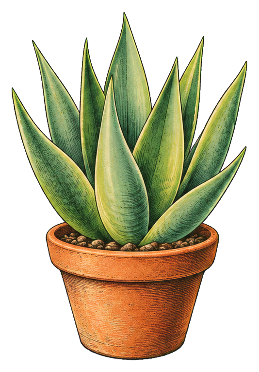 Preview for Vintage Succulent Aloe Plant