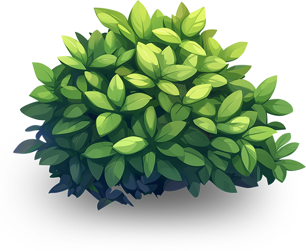 Preview for Green-bush-illustration-sticker-50416