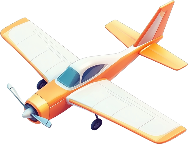 Preview for Cartoon-airplane-illustration-islandobjects-sticker-486fe