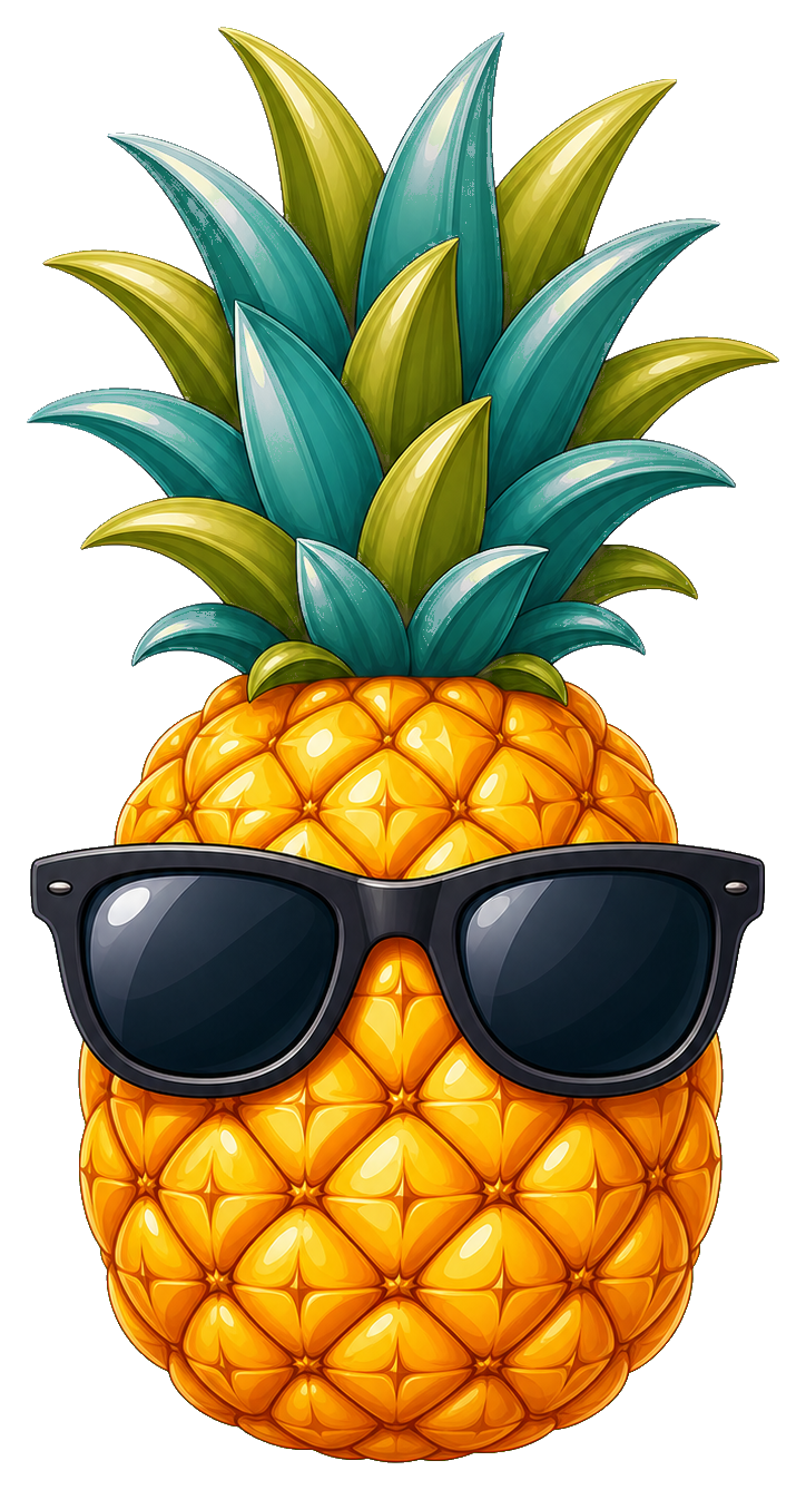 Preview for Pineapple Sunglasses Sticker