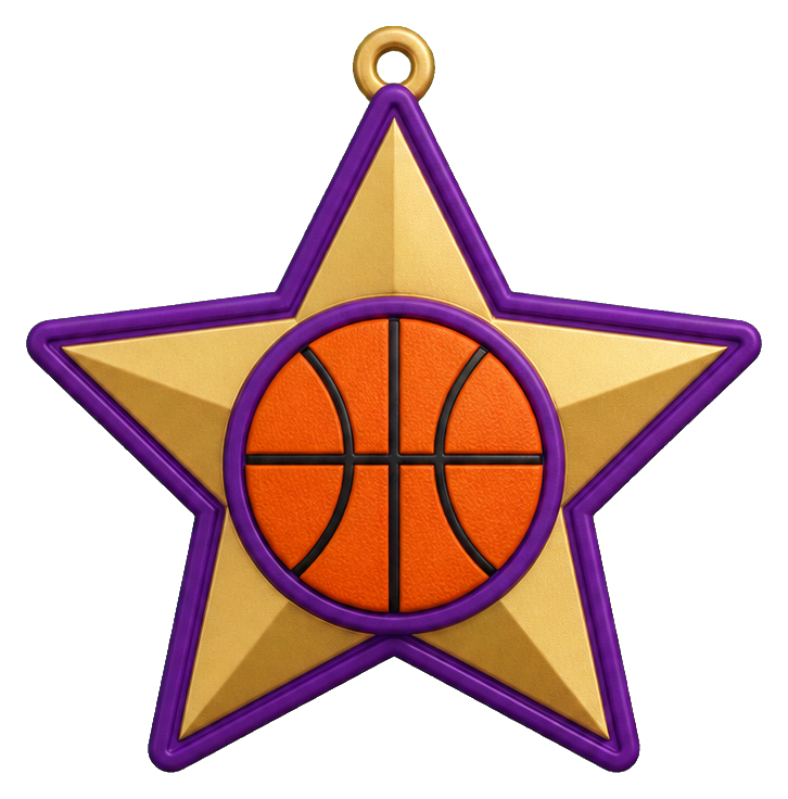 Preview for Basketball Star Emblem Sticker