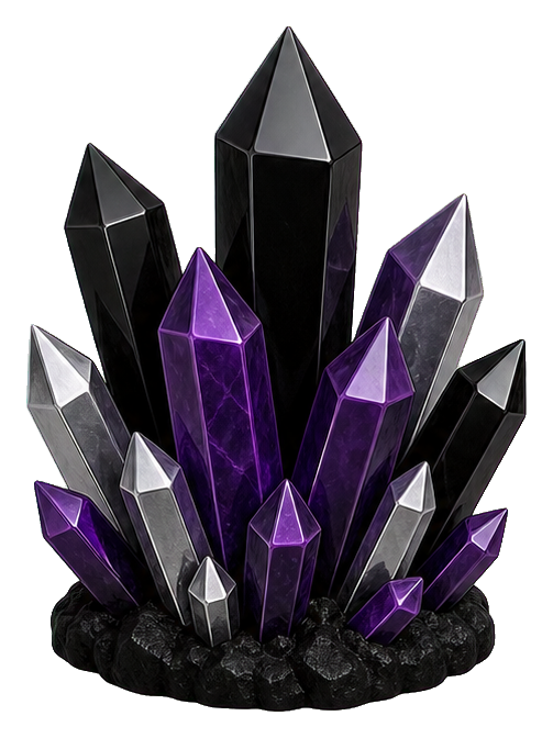 Preview for Dark Crystal Cluster Sticker
