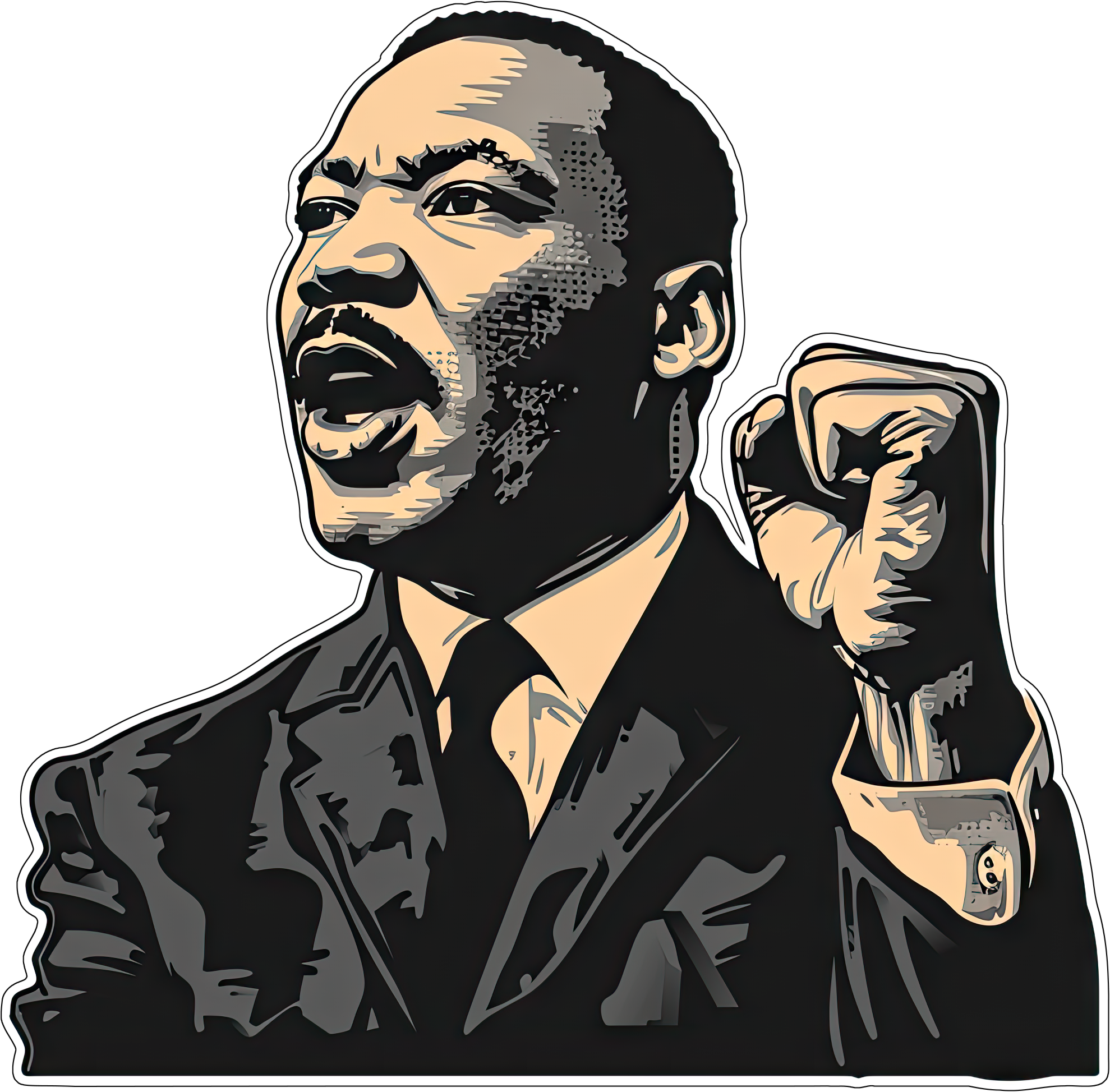 Preview for Martin-luther-king-illustration-mlk-sticker-dcfc3