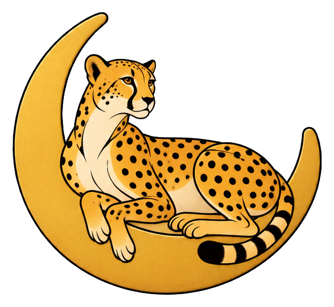 Preview for Cheetah On A Crescent Moon