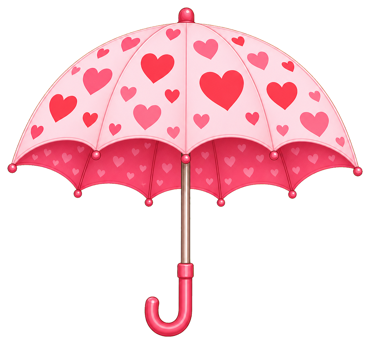 Preview for Heart Umbrella Sticker