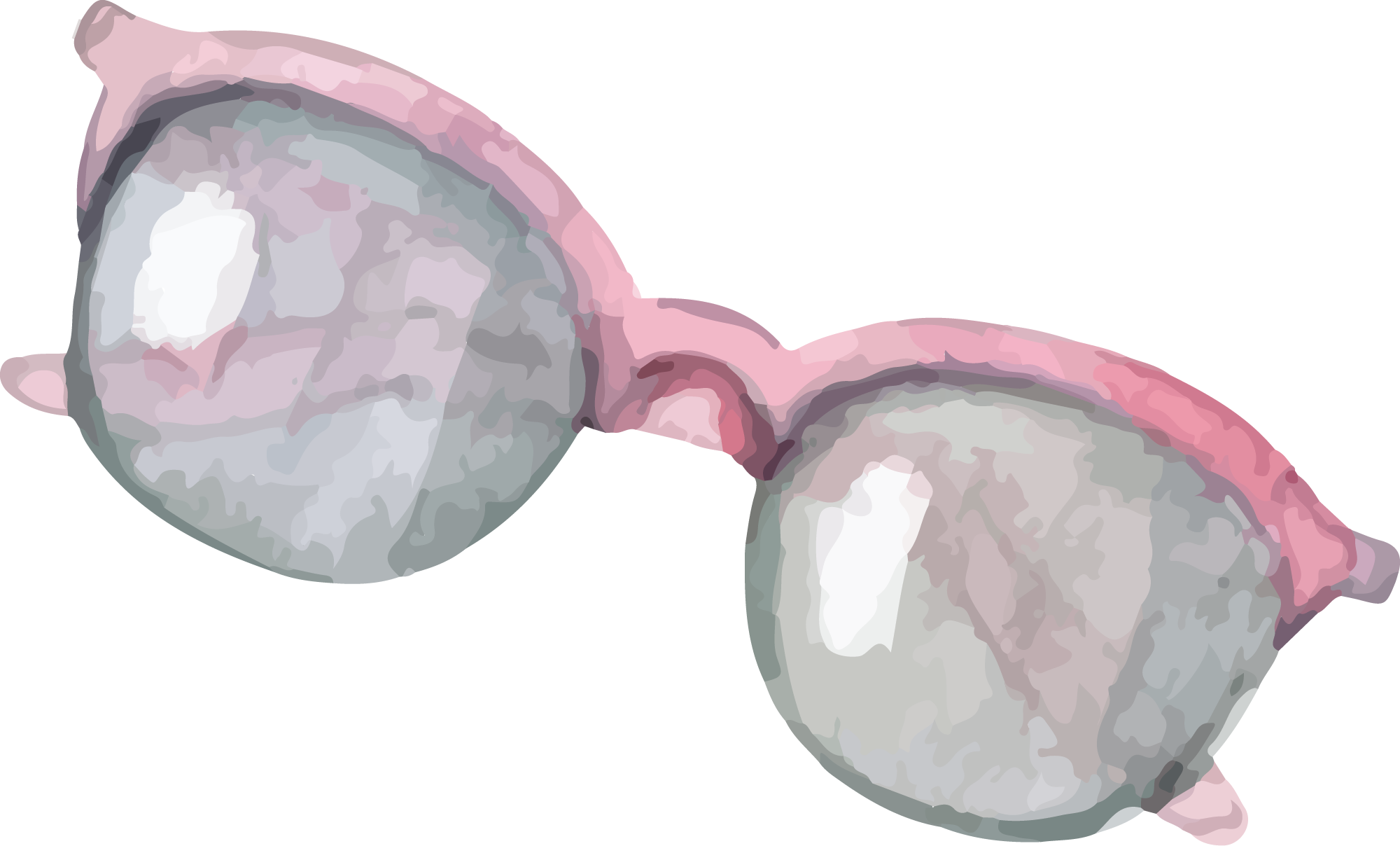 Preview for Pink-sunglasses-fashion-summer-watercolor-sticker-e0413