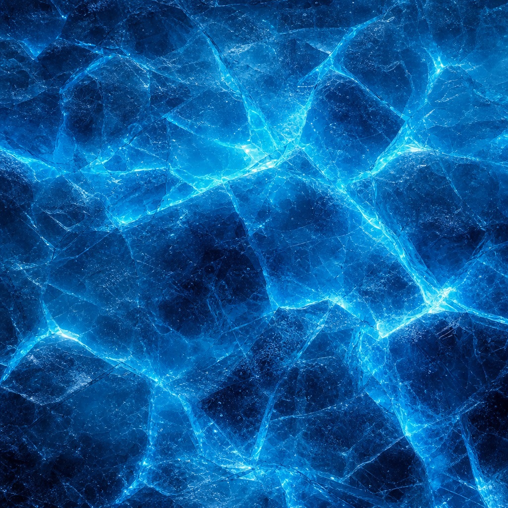 Preview for Electric Blue Cracked Ice Texture Background
