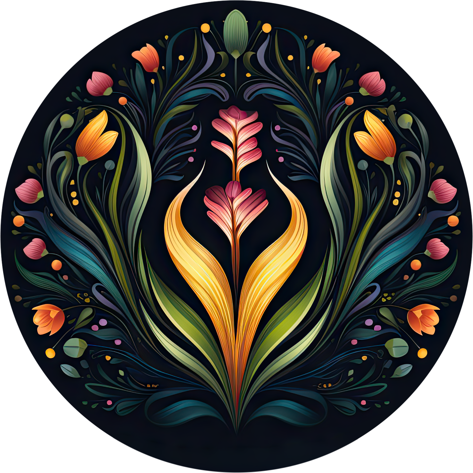 Preview for Floral-design-template-logo-flower-sticker-fbdb2
