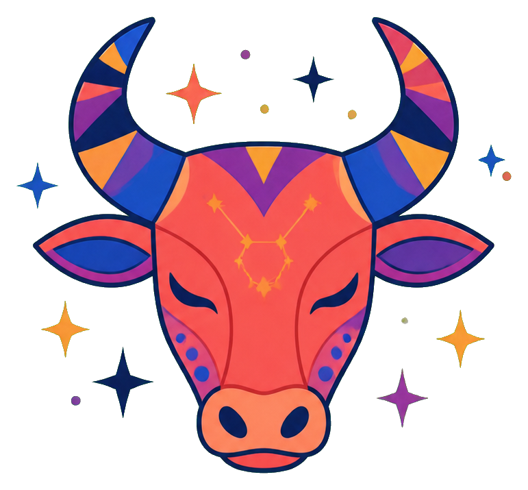 Preview for Taurus Cosmic Bull Sticker