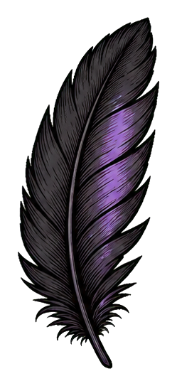 Preview for Raven Feather Sticker