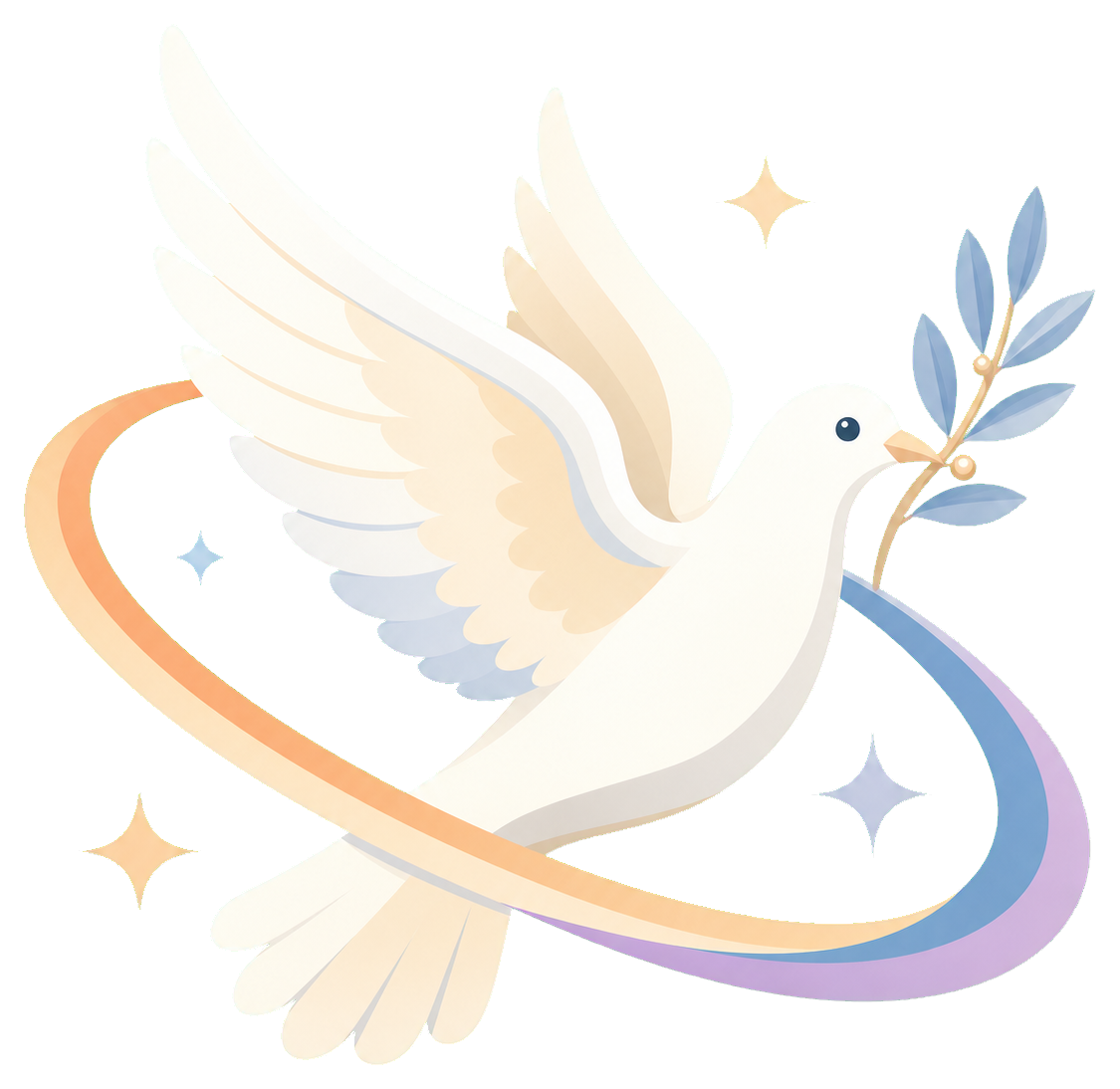Preview for Dove Olive Orbit Sticker