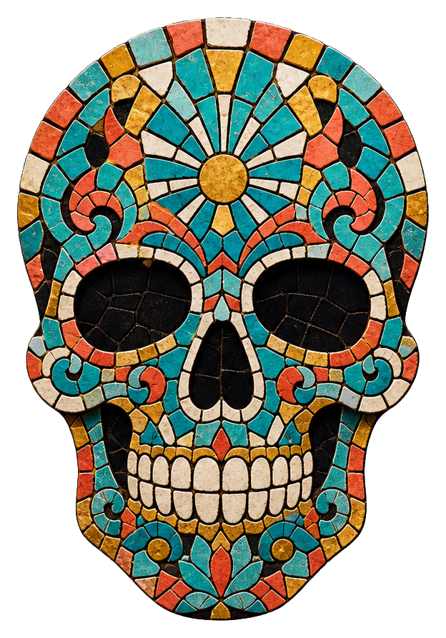 Preview for Mosaic Skull Sticker