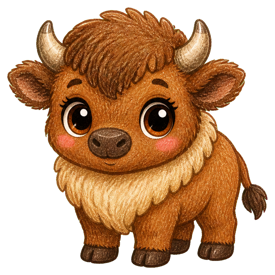 Preview for Toffee Bison Calf Sticker