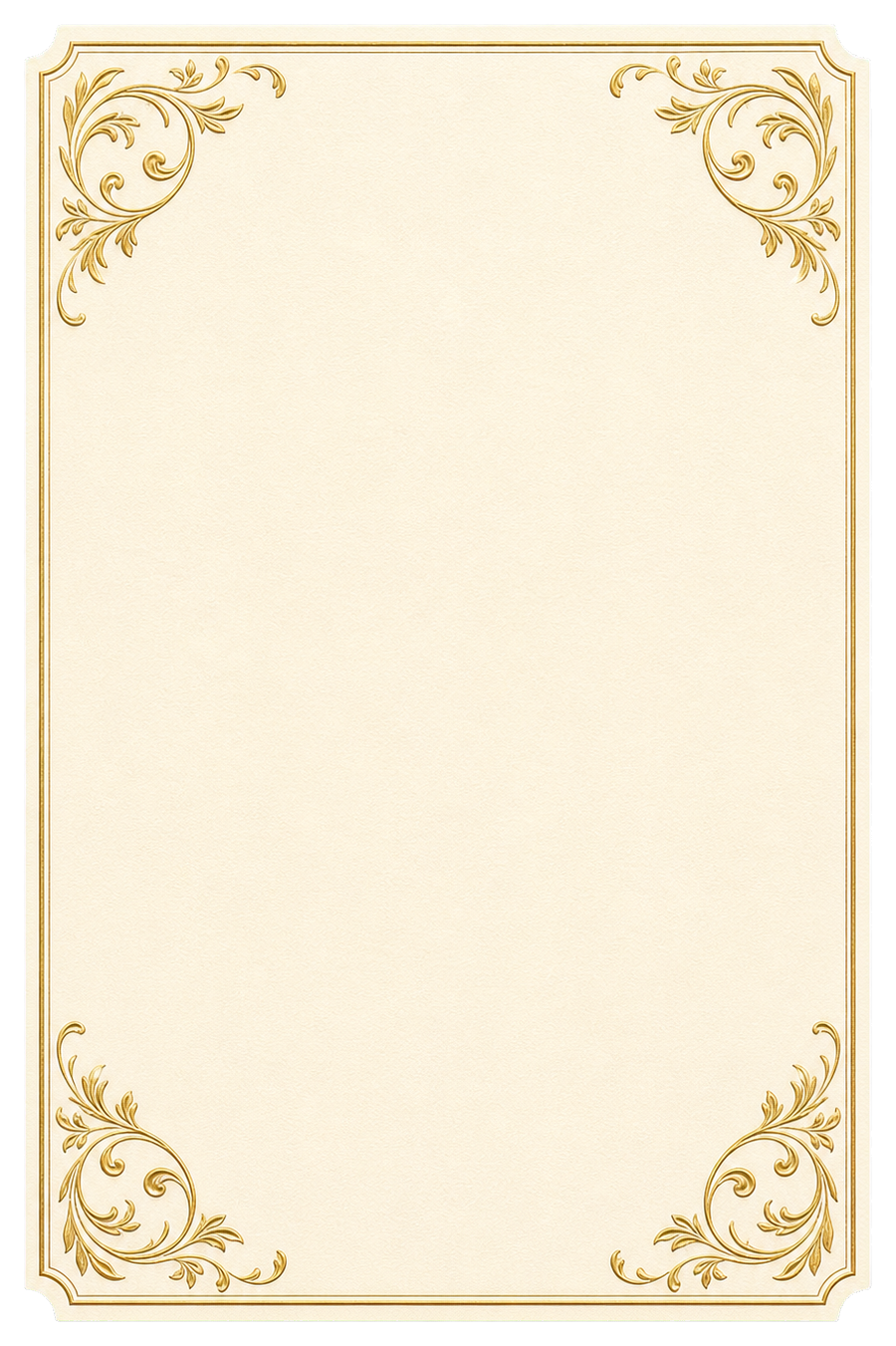 Preview for Blank Wedding Invitation Sticker Graphic