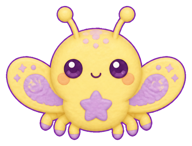 Preview for Yellow Star-moth Alien Sticker